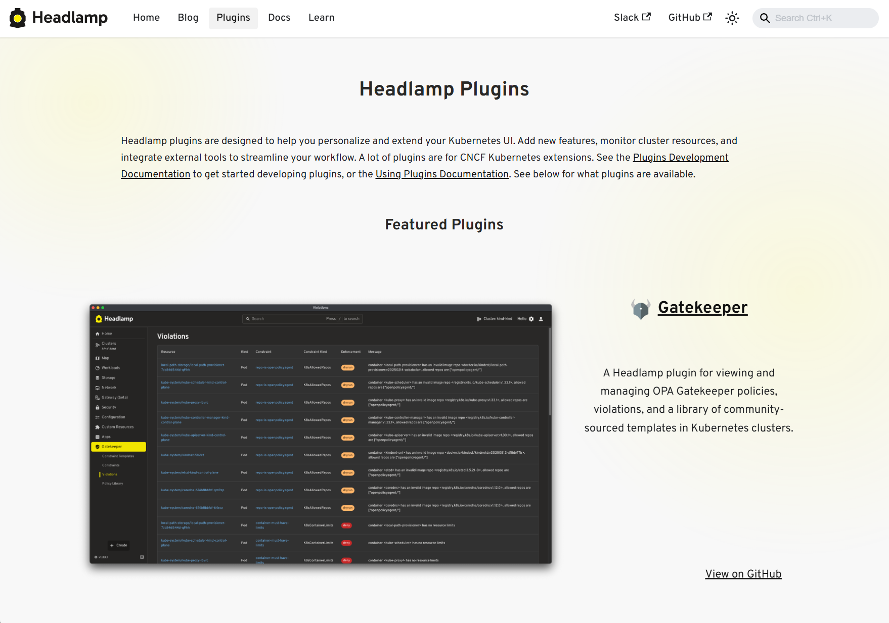 Сторінка втулків