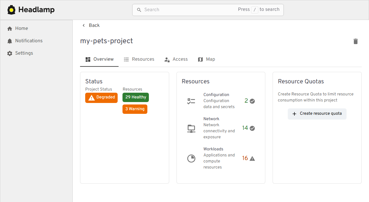 Функція «Проєкти»